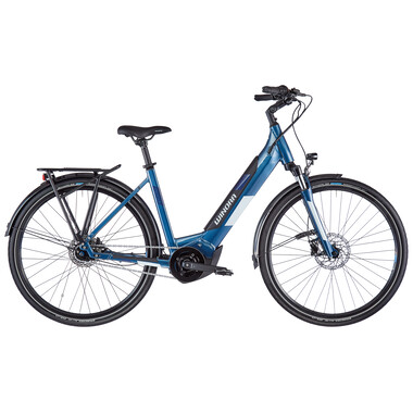 Bicicleta de paseo eléctrica WINORA YUCATAN iN7F WAVE Azul 2020 0